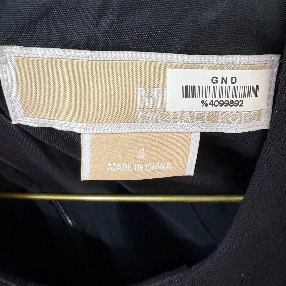 Michael Kors Black Button Up Dress Womens size 4